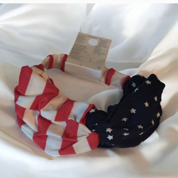New! 🇺🇸 Patriotic Headband | Forever 21 | Red White Blue Stars & Stripes | - Picture 2 of 4
